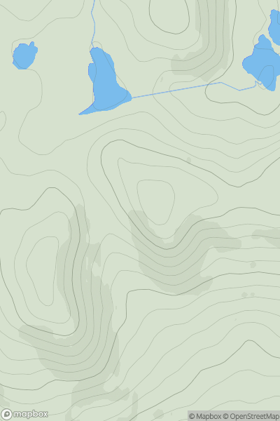 Thumbnail image for Carn an Tuairneir [Glen Affric to Glen Moriston] [NH386196] showing contour plot for surrounding peak